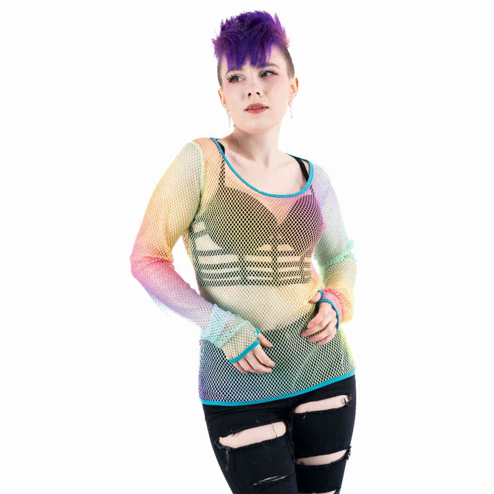 Poizen Industries - Future Lange ärmel top - Regenbogen